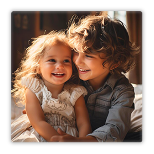 Piktu Einzelplatte - Quadrat Relief