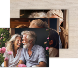 3er Bündel Set – Horizontal Eiche Weiss Glatt