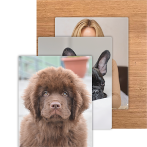 3er Bündel Set - Vertikal Eiche Matt