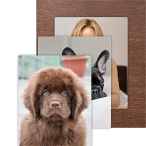 3er Bündel Set - Vertikal Walnuss Relief