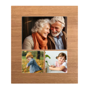 Mosaik Set - Vertikal Unten Eiche Glatt